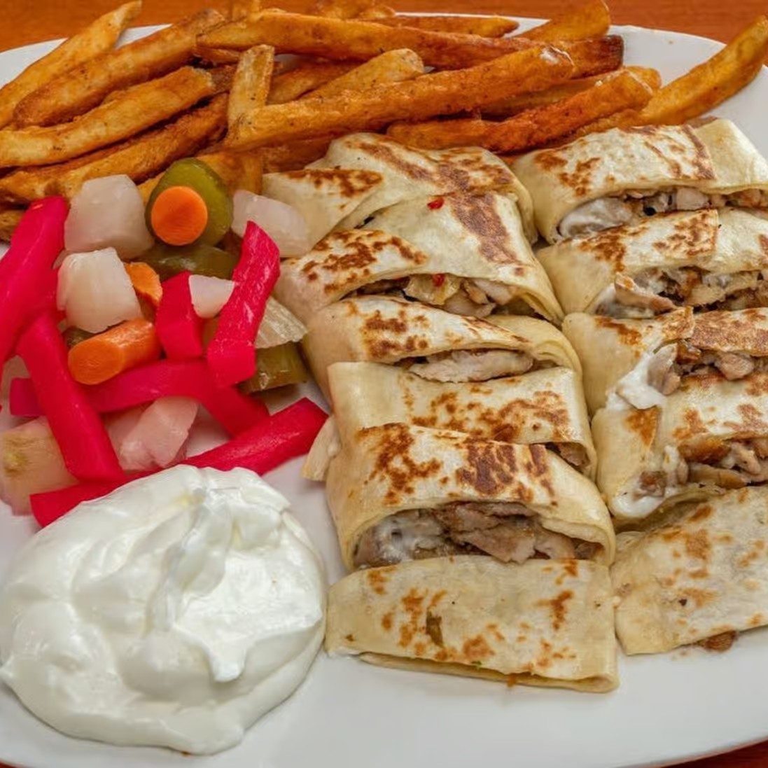 Chicken Shawarma Combo.