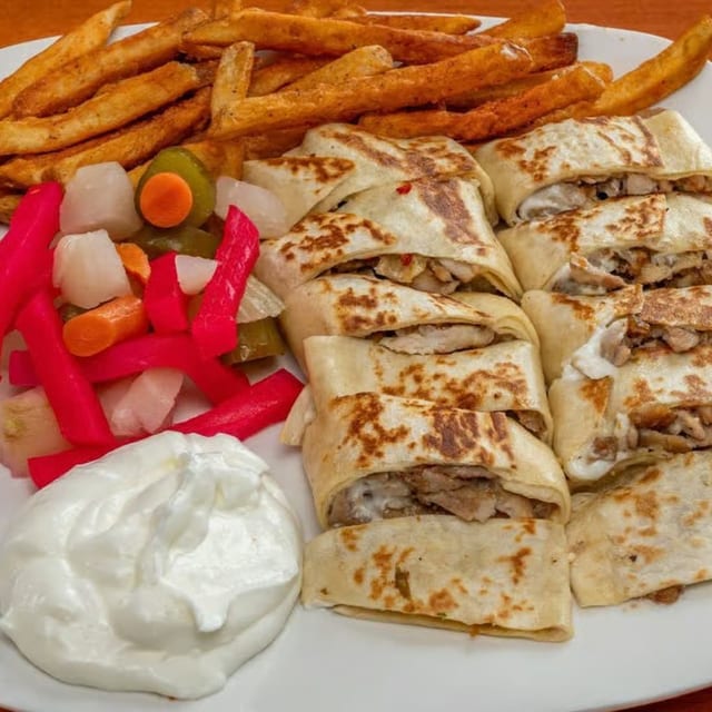 Chicken Shawarma Combo.
