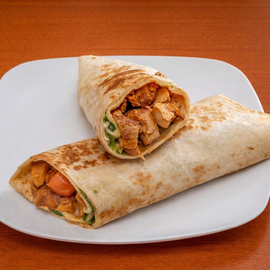 Boneless Tikka Wrap.