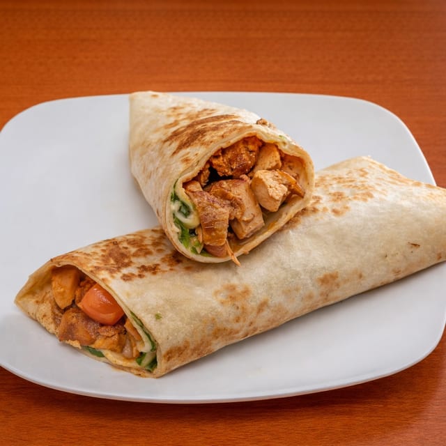 Boneless Tikka Wrap.