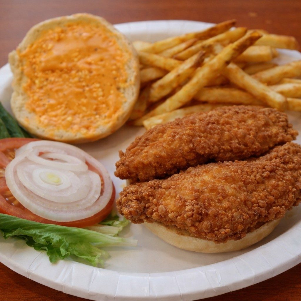 Crispy Fried Chicken Sandwich.