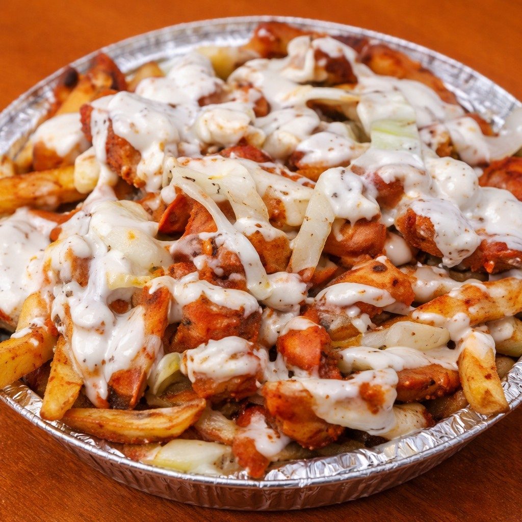 Loaded Chicken Tikka Fries.