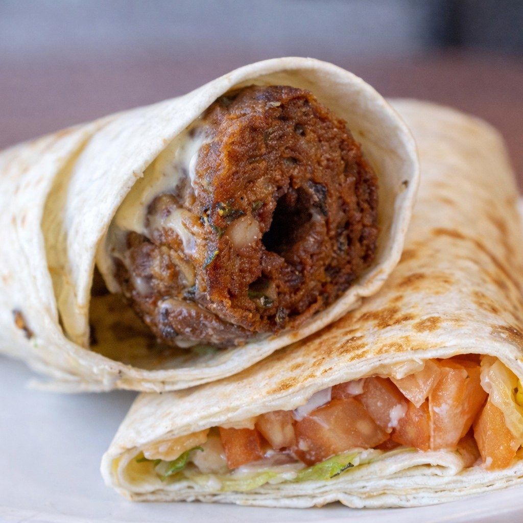 Chicken Seekh Kebab Wrap.